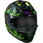 CAPACETE NORISK FF302 MAGIC SEEDS VERDE