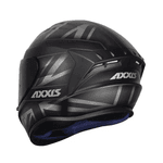 CAPACETE AXXIS DRAKEN UK PRETO/CINZA FOSCO 