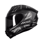 CAPACETE AXXIS DRAKEN UK PRETO/CINZA FOSCO 