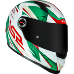 CAPACETE LS2 FF358 CLASSIC DRAZE BRANCO/VERDE/VERMELHO