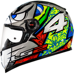 CAPACETE LS2 FF358 CLASSIC ALEX BARROS CINZA MODELO NOVO
