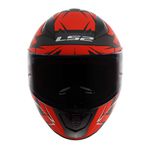 CAPACETE LS2 FF353 RAPID CROMO VERMELHO FOSCO