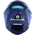 CAPACETE LS2 FF320 STREAM SYNTH VERDE/ROXO