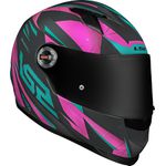 CAPACETE LS2 FF358 CLASSIC DRAZE CINZA / ROSA/ VERDE