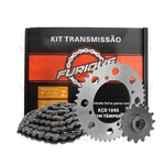 KIT RELAÇÃO (TRANSMISSÃO) FAN 125 DE 2014 EM DIANTE 