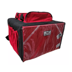 MOCHILA ENTREGA ISOPOR VERMELHA 60L ALUMINIZADA PIRACAPAS