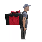 MOCHILA ENTREGA ISOPOR VERMELHA 60L ALUMINIZADA PIRACAPAS