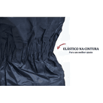 CAPA CHUVA NYLON PRETA / ROSA COM FORRO