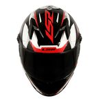 CAPACETE LS2 FF358 CLASSIC DRAZE VERMELHO / PRETO / BRANCO