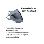 VISEIRA POLIVISOR EBF SPARK JET / PRO TORK LIBERTY THREE