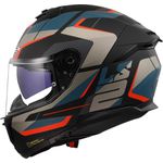CAPACETE LS2 FF808 STREAM II ROAD PRETO / AZUL FOSCO