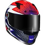 CAPACETE LS2 FF358 SPEEDY AZUL / VERMELHO