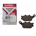 PASTILHA FREIO TRASEIRA CB300/MT07/HORNET 08 C/ABS DIAFRAG
