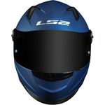 CAPACETE LS2 FF358 CLASSIC MONOCOLOR AZUL FOSCO