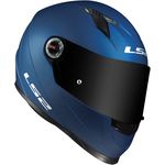 CAPACETE LS2 FF358 CLASSIC MONOCOLOR AZUL FOSCO