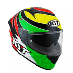 CAPACETE KYT NF-R SAVA VERDE / AMARELO / VERMELHO / BRANCO / AZUL