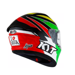 CAPACETE KYT NF-R SAVA VERDE / AMARELO / VERMELHO / BRANCO / AZUL