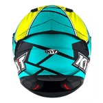 CAPACETE KYT NF-R XAVI FORES 2021 VERDE/AMARELO FOSCO 