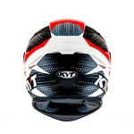 CAPACETE KYT TT-COURSE DALLA PORTA LEOPARD AZUL CLARO (ITALIA) 