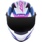 CAPACETE LS2 FF358 CLASSIC DRAZE BRANCO/ROSA