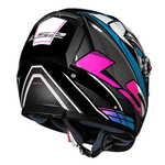 CAPACETE LS2 CLASSIC XDRON CYAN ROSA