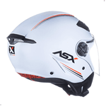 Capacete Asx City Air Aberto Branco