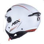 Capacete Asx City Air Aberto Branco