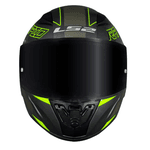 CAP LS2 FF353 ROKKU PRETO AMARELO FOSCO