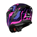 CAPACETE NORISK STRADA II FUSION ROSA E PRETO