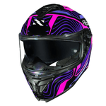 CAPACETE NORISK STRADA II FUSION ROSA E PRETO