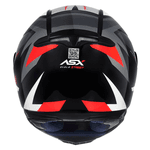 CAPACETE ASX EAGLE STREET PRETO GRAFITE BRANCO 