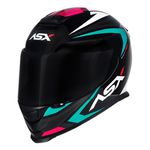 CAPACETE ASX BRANCO ROSA TIFFANY