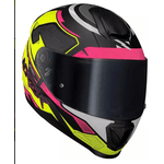 CAPACETE RAZOR SPEEDMAX PRETO E AMARELO FOSCO 