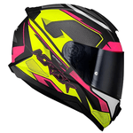 CAPACETE RAZOR SPEEDMAX PRETO E AMARELO FOSCO 