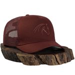 Boné Trucker Pr Cavalo Bordô