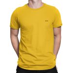Camiseta Básica Amarela Pressão Rural