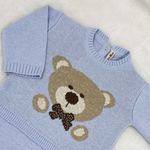 Macacão Urso Azul Bebê 
