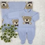Saída De Maternidade Urso Azul