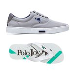 Kit Sapatênis Casual com Chinelo Polo Joy - Cinza