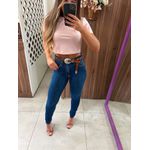 Calça Jeans Escuro Skinny Lez