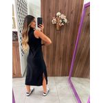 Vestido Colcci Midi Preto Zíper