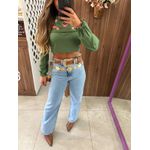 Calça Wide Leg Jeans Ana