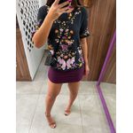 Blusa T-shirt Borboleta Em Flor Farm