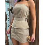 Short Saia Jeans Nude Alcance