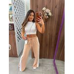 Calça Wide Leg Comfy Nude