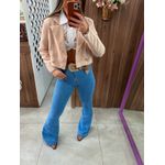 Blazer Cropped Nude Alice