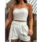 Conjunto Linho Branco Cindy 