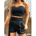 Conjunto Linho Preto Cindy 