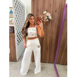 Conjunto Linho Bordado Branco Eloísa