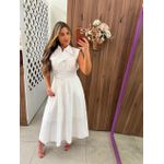 Vestido Cavado Branco Andressa 